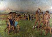 Edgar Degas, Young Spartans exercising
